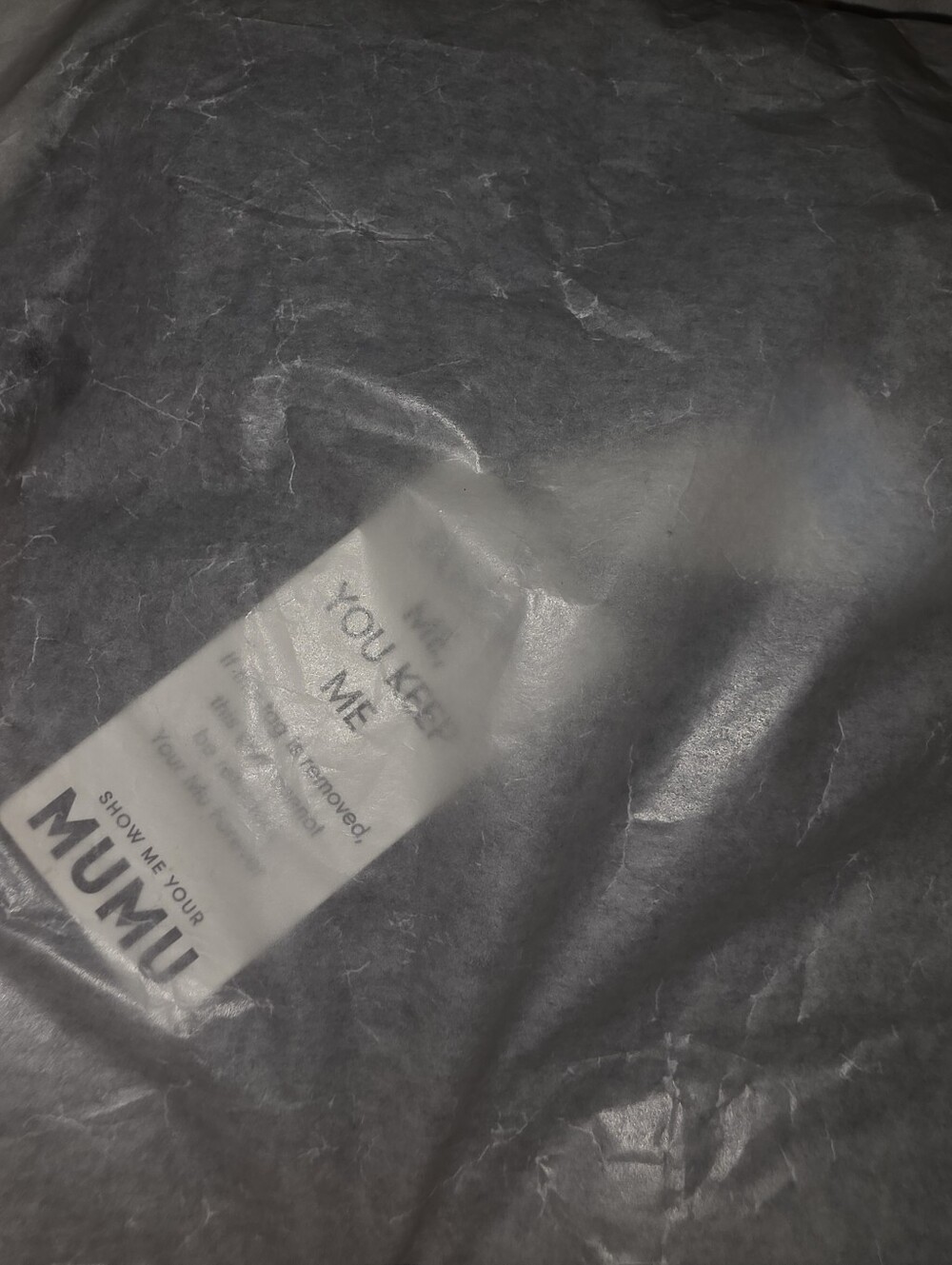 Show Me Your Mumu SEALED! NWT! The Olsen Maxi Dress in Black Chiffon. Sz Md. - Picture 7 of 8